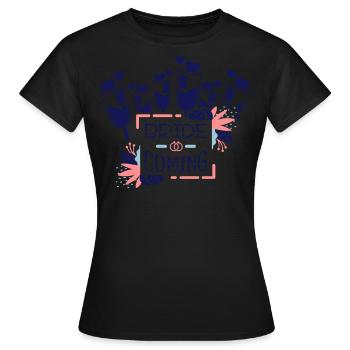 Mariée 5 - T-shirt Femme - noir - Devant - AI Model Female 172 dark (172cm)