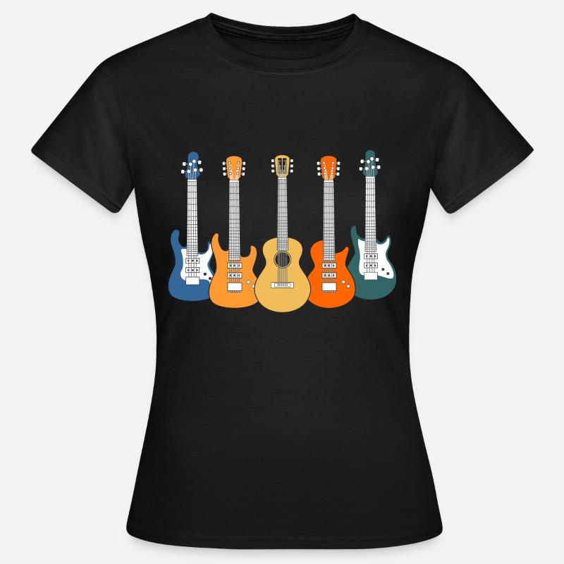 guitars - Women's T-Shirt - black