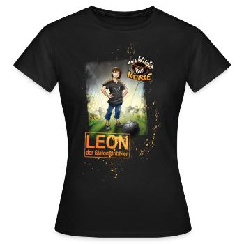 Die Wilden Kerle Leon - Frauen T-Shirt - Schwarz - Vorne - AI Model Female 172 dark (172cm)