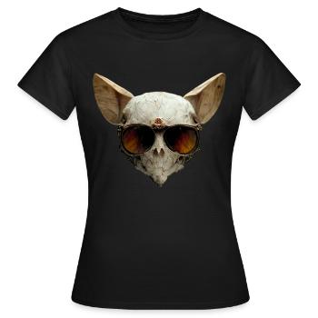 Rates Skull - Women's T-Shirt - black - Front - AI Model Female 172 dark (172cm)