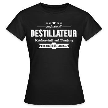Destillateur Brenner Beruf Geschenk - Frauen T-Shirt - Schwarz - Vorne - AI Model Female 172 dark (172cm)