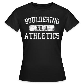 bouldering - T-shirt Femme - noir - Devant - AI Model Female 172 dark (172cm)