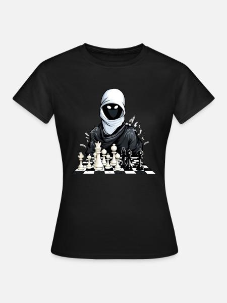 Schach-Ninja - Frauen T-Shirt - Schwarz
