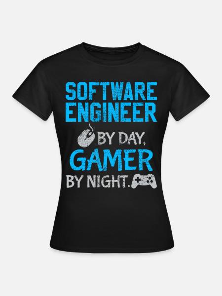 Software Ingenieur - Frauen T-Shirt - Schwarz