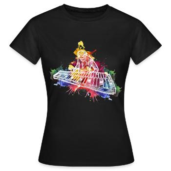 Xylophon - Frauen T-Shirt - Schwarz - Vorne - AI Model Female 172 dark (172cm)