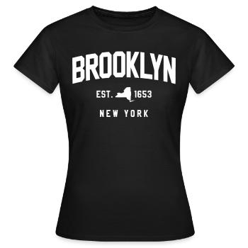 CHEMISE BROOKLYN - T-shirt Femme - noir - Devant - AI Model Female 172 dark (172cm)