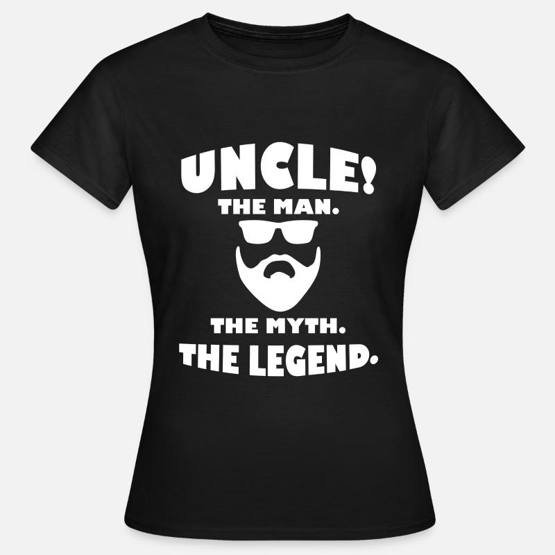Onkel Legend Beste Onkel Gift - T-skjorte for kvinner - svart