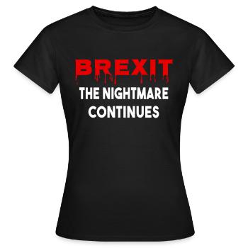 Pro Brexit Leave Kampagne - Frauen T-Shirt - Schwarz - Vorne - AI Model Female 172 dark (172cm)