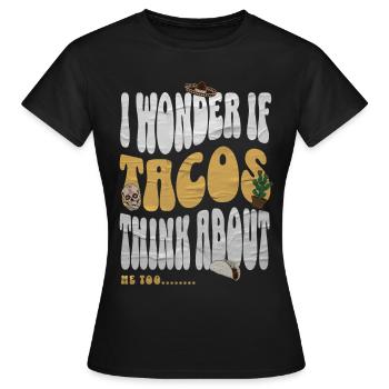 Taco - Frauen T-Shirt - Schwarz - Vorne - AI Model Female 172 dark (172cm)