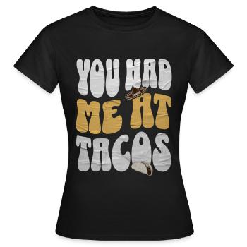 Taco - T-shirt Femme - noir - Devant - AI Model Female 172 dark (172cm)