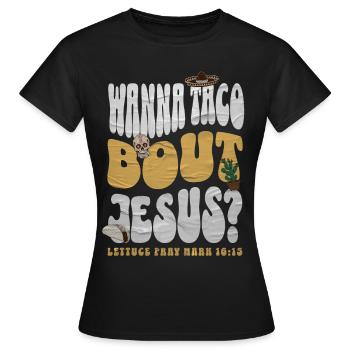 Taco - T-shirt Femme - noir - Devant - AI Model Female 172 dark (172cm)