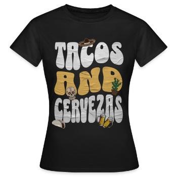 Taco - T-shirt Femme - noir - Devant - AI Model Female 172 dark (172cm)