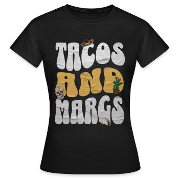 Taco - Frauen T-Shirt - Schwarz - Vorne - AI Model Female 172 dark (172cm)