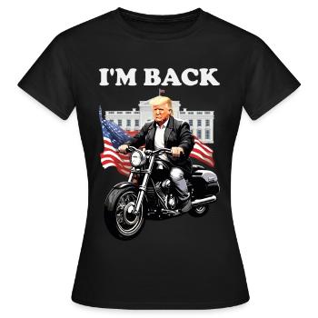 Notre président est de retour pour les élections américaines de 2024 - T-shirt Femme - noir - Devant - AI Model Female 172 dark (172cm)