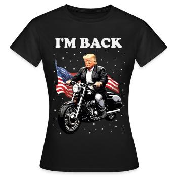 Notre président est de retour pour les élections américaines de 2024 - T-shirt Femme - noir - Devant - AI Model Female 172 dark (172cm)