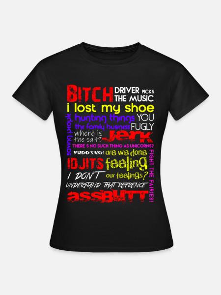 SUPER QUOTES, GESCHENK - Frauen T-Shirt - Schwarz