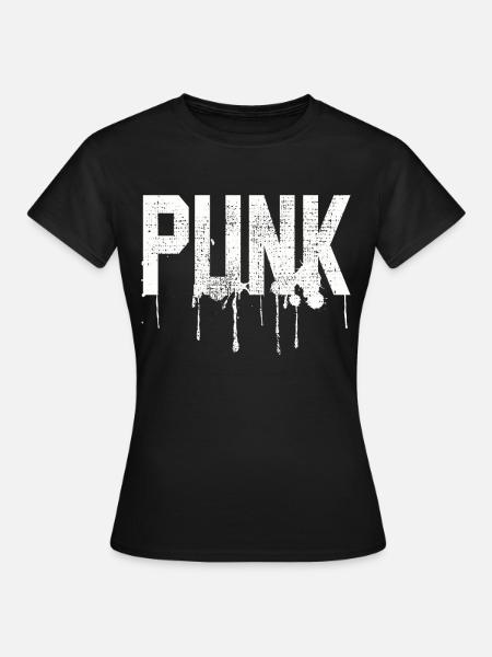 Punk - Frauen T-Shirt - Schwarz
