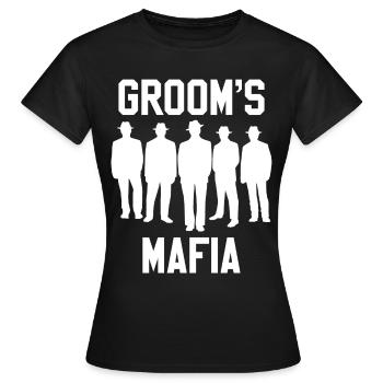 Invité de mariage mafia - T-shirt Femme - noir - Devant - AI Model Female 172 dark (172cm)