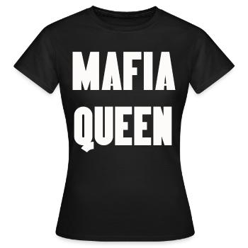 MAFIA SHIRT - Frauen T-Shirt - Schwarz - Vorne - AI Model Female 172 dark (172cm)