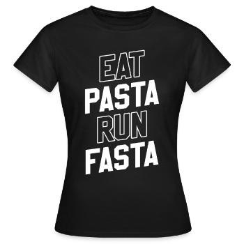Pasta Pasta - Frauen T-Shirt - Schwarz - Vorne - AI Model Female 172 dark (172cm)