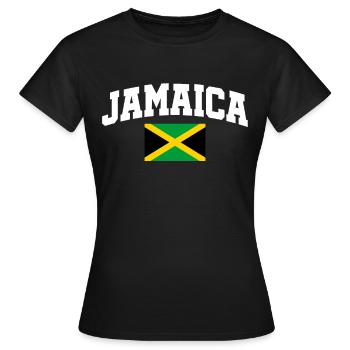 Jamaica Jamaica - Women's T-Shirt - black - Front - AI Model Female 172 dark (172cm)