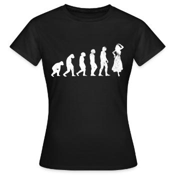 Danse danse du ventre Evolution - T-shirt Femme - noir - Devant - AI Model Female 172 dark (172cm)