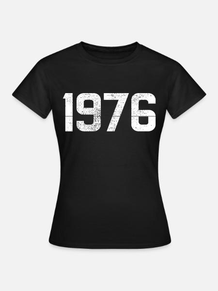 1976 - Frauen T-Shirt - Schwarz
