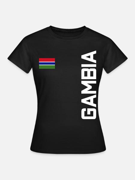 Gambia - Frauen T-Shirt - Schwarz