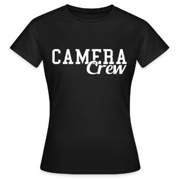 Cameraman Team Film Directeur de télévision - T-shirt Femme - noir - Devant - AI Model Female 172 dark (172cm)