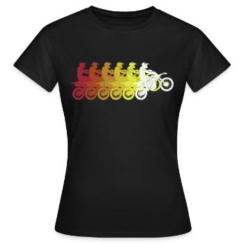 Motocross Motocross - T-shirt Femme - noir - Devant - AI Model Female 172 dark (172cm)
