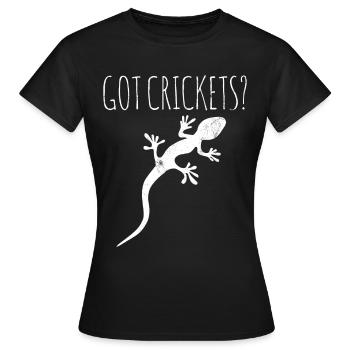 Echse Gecko Besitzer - Frauen T-Shirt - Schwarz - Vorne - AI Model Female 172 dark (172cm)