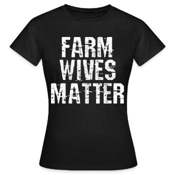 Agriculteur agriculteur - T-shirt Femme - noir - Devant - AI Model Female 172 dark (172cm)