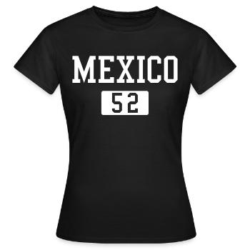 Conception mexicaine - T-shirt Femme - noir - Devant - AI Model Female 172 dark (172cm)