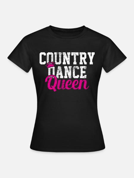 Country Dance Western - Frauen T-Shirt - Schwarz