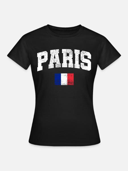 Paris Paris - T-shirt Femme - noir