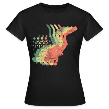 Diving Diver Diving Suit - T-shirt Femme - noir - Devant - AI Model Female 172 dark (172cm)