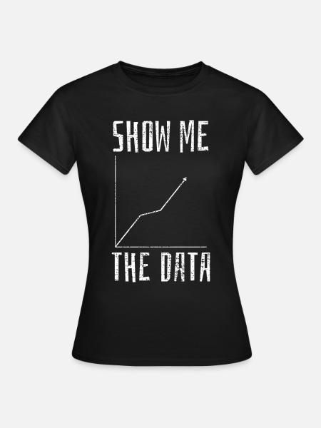 Data Science Computer Science - Women's T-Shirt - black