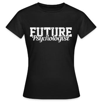 Psychologue psychologue - T-shirt Femme - noir - Devant - AI Model Female 172 dark (172cm)