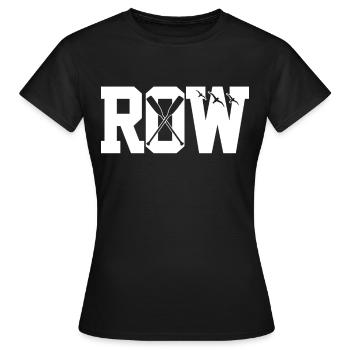 RUDERN RUDERN RUDERN - Frauen T-Shirt - Schwarz - Vorne - AI Model Female 172 dark (172cm)