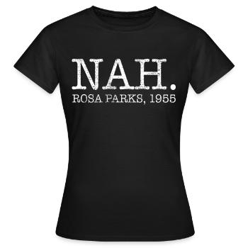 Rosa Parks - Frauen T-Shirt - Schwarz - Vorne - AI Model Female 172 dark (172cm)