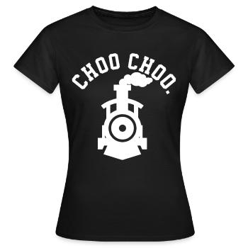 trains - T-shirt Femme - noir - Devant - AI Model Female 172 dark (172cm)
