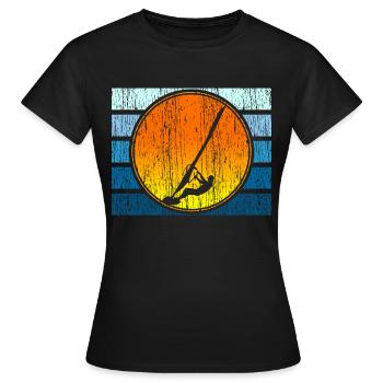 Coucher de soleil - T-shirt Femme - noir - Devant - AI Model Female 172 dark (172cm)