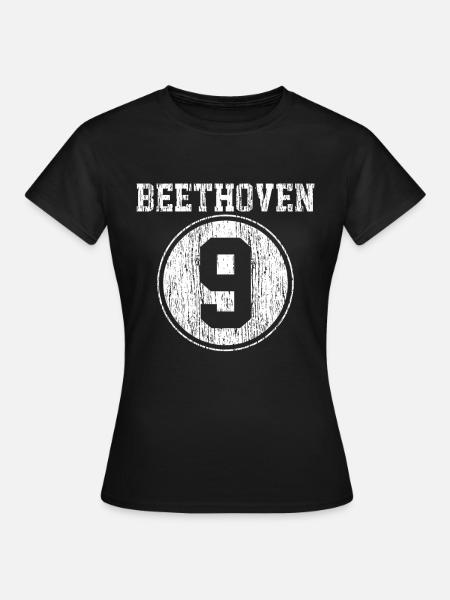 Beethoven - Frauen T-Shirt - Schwarz