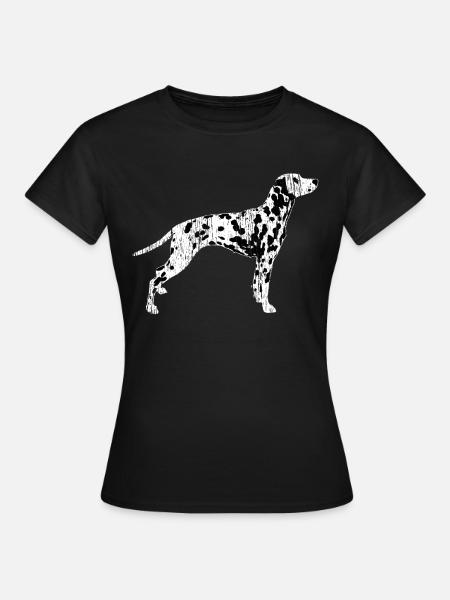 Dalmatiner - Frauen T-Shirt - Schwarz