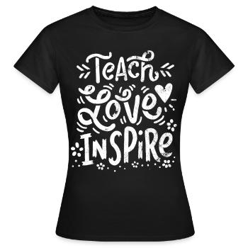 Lehrer - Frauen T-Shirt - Schwarz - Vorne - AI Model Female 172 dark (172cm)
