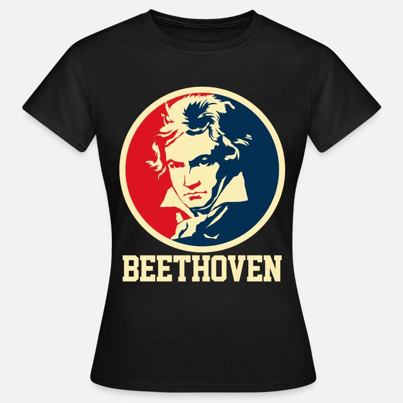 Beethoven - Frauen T-Shirt - Schwarz