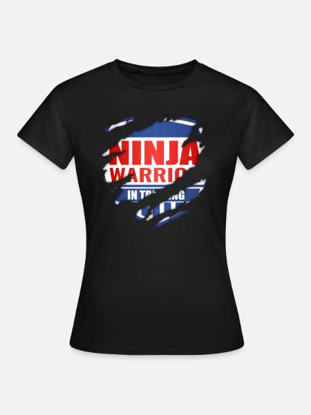 Ninja Warrior In Training - Frauen T-Shirt - Schwarz
