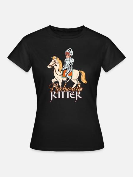 Ritter Junge - Nachwuchs Ritter - Frauen T-Shirt - Schwarz