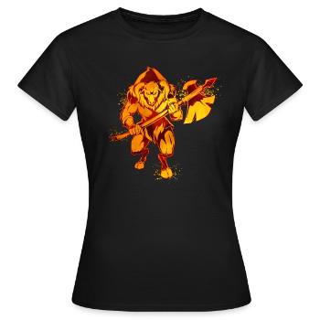 Griechische Mythologie - Minotaurus - Frauen T-Shirt - Schwarz - Vorne - AI Model Female 172 dark (172cm)