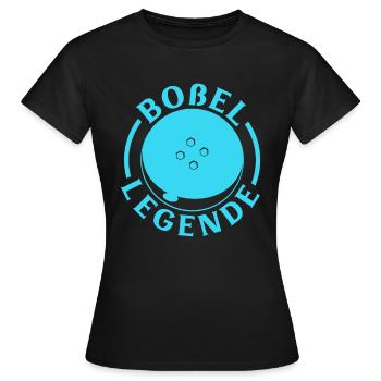 Boßel Legende - Boßeln - Frauen T-Shirt - Schwarz - Vorne - AI Model Female 172 dark (172cm)